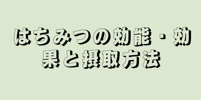 はちみつの効能・効果と摂取方法