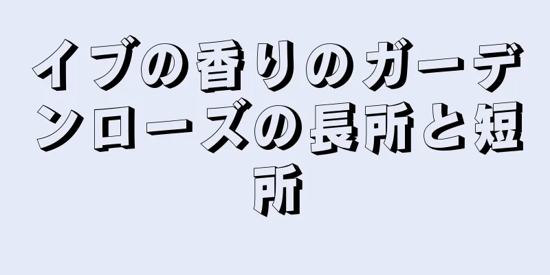 イブの香りのガーデンローズの長所と短所