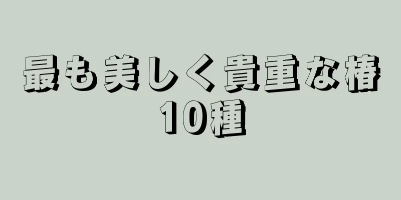 最も美しく貴重な椿10種