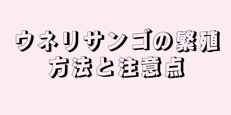 ウネリサンゴの繁殖方法と注意点