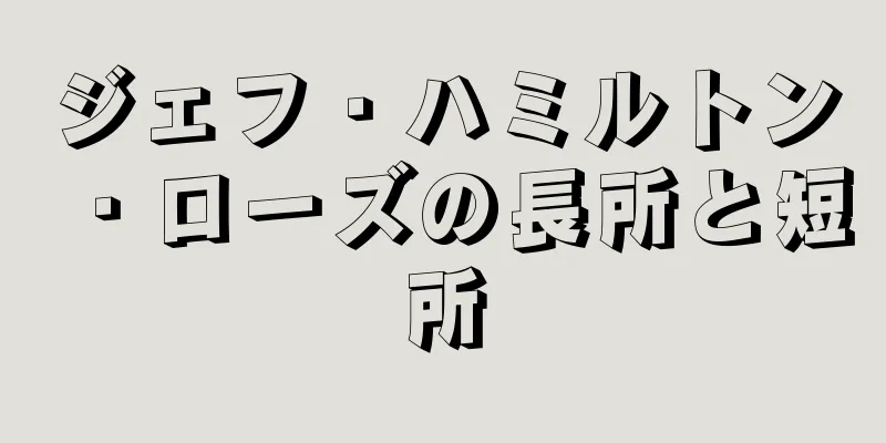 ジェフ・ハミルトン・ローズの長所と短所