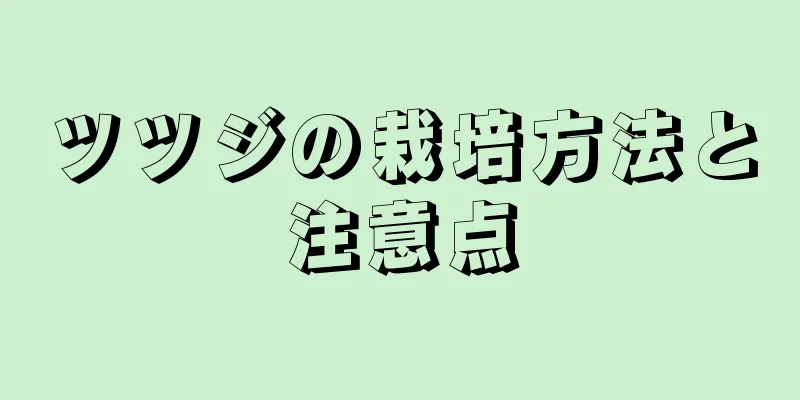 ツツジの栽培方法と注意点