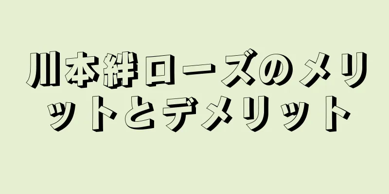 川本絆ローズのメリットとデメリット