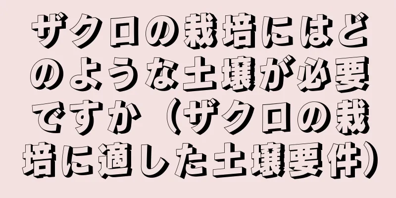 ザクロの栽培にはどのような土壌が必要ですか（ザクロの栽培に適した土壌要件）
