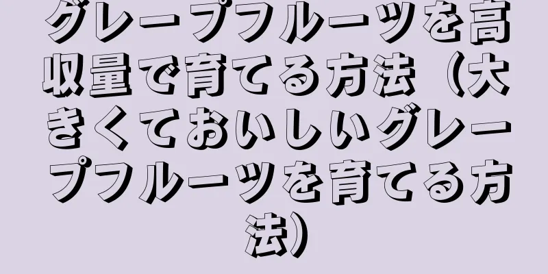 グレープフルーツを高収量で育てる方法（大きくておいしいグレープフルーツを育てる方法）