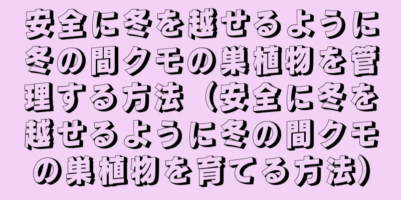 安全に冬を越せるように冬の間クモの巣植物を管理する方法（安全に冬を越せるように冬の間クモの巣植物を育てる方法）
