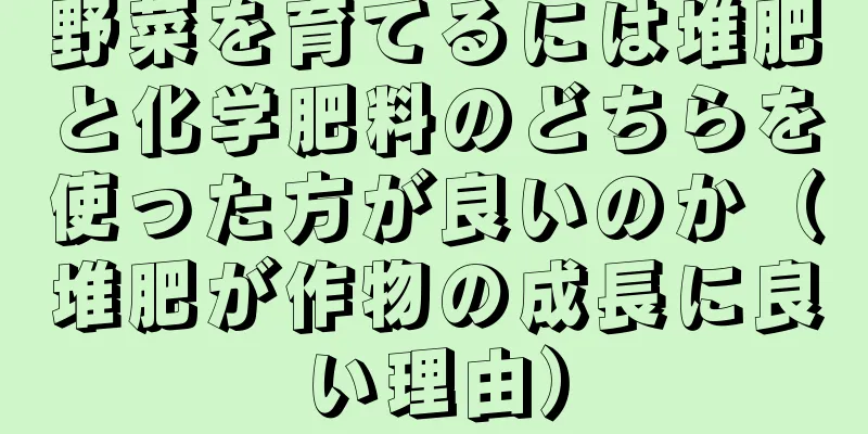 野菜を育てるには堆肥と化学肥料のどちらを使った方が良いのか（堆肥が作物の成長に良い理由）