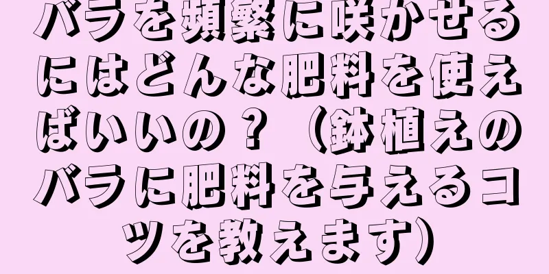 バラを頻繁に咲かせるにはどんな肥料を使えばいいの？（鉢植えのバラに肥料を与えるコツを教えます）