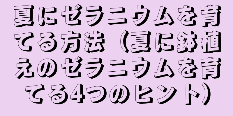 夏にゼラニウムを育てる方法（夏に鉢植えのゼラニウムを育てる4つのヒント）
