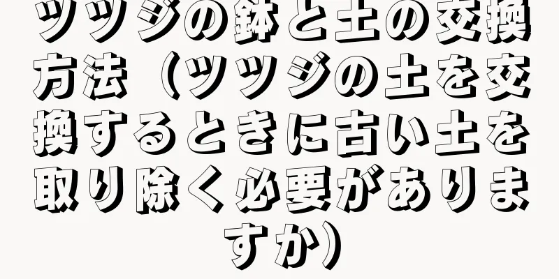 ツツジの鉢と土の交換方法（ツツジの土を交換するときに古い土を取り除く必要がありますか）