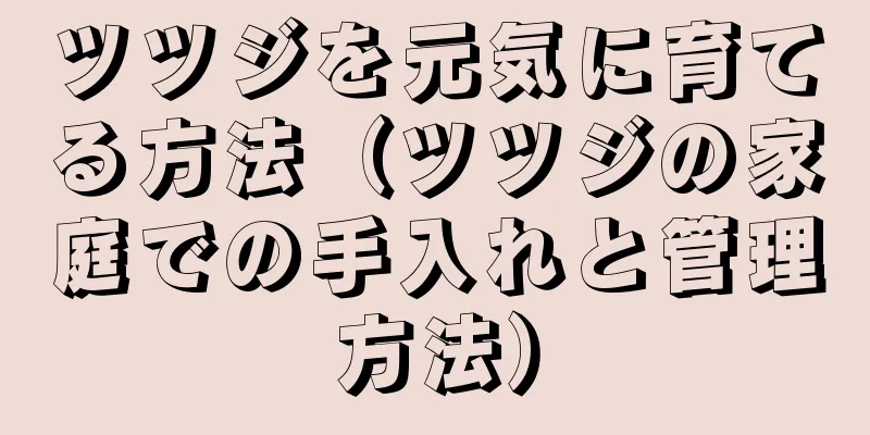 ツツジを元気に育てる方法（ツツジの家庭での手入れと管理方法）