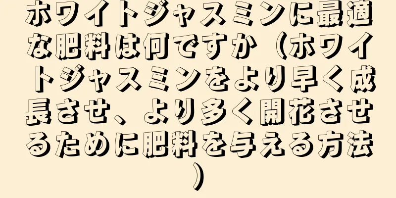 ホワイトジャスミンに最適な肥料は何ですか（ホワイトジャスミンをより早く成長させ、より多く開花させるために肥料を与える方法）