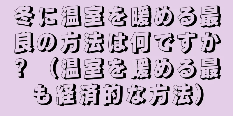 冬に温室を暖める最良の方法は何ですか? （温室を暖める最も経済的な方法）