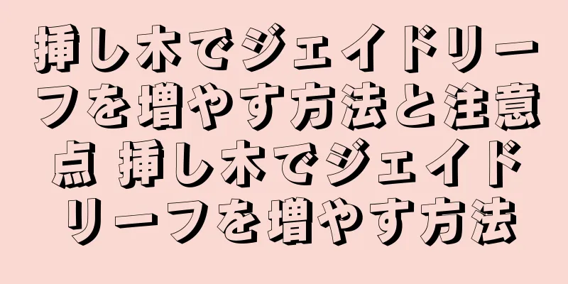 挿し木でジェイドリーフを増やす方法と注意点 挿し木でジェイドリーフを増やす方法