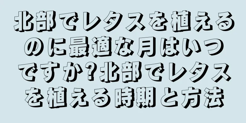 北部でレタスを植えるのに最適な月はいつですか?北部でレタスを植える時期と方法