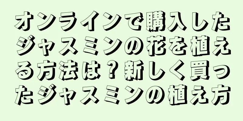 オンラインで購入したジャスミンの花を植える方法は？新しく買ったジャスミンの植え方