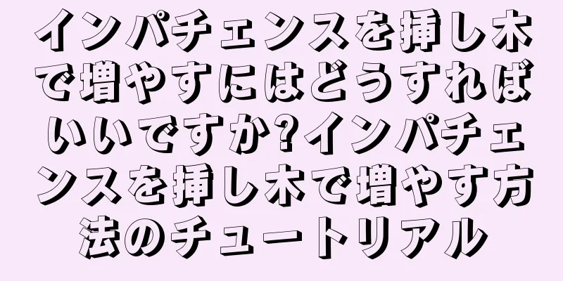 インパチェンスを挿し木で増やすにはどうすればいいですか?インパチェンスを挿し木で増やす方法のチュートリアル