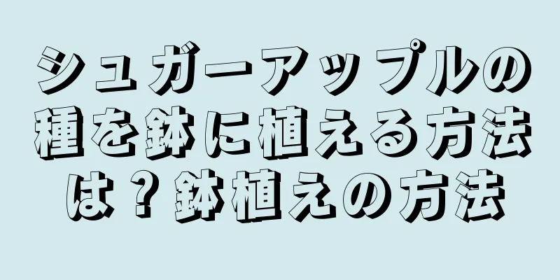 シュガーアップルの種を鉢に植える方法は？鉢植えの方法