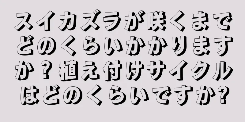 スイカズラが咲くまでどのくらいかかりますか？植え付けサイクルはどのくらいですか?