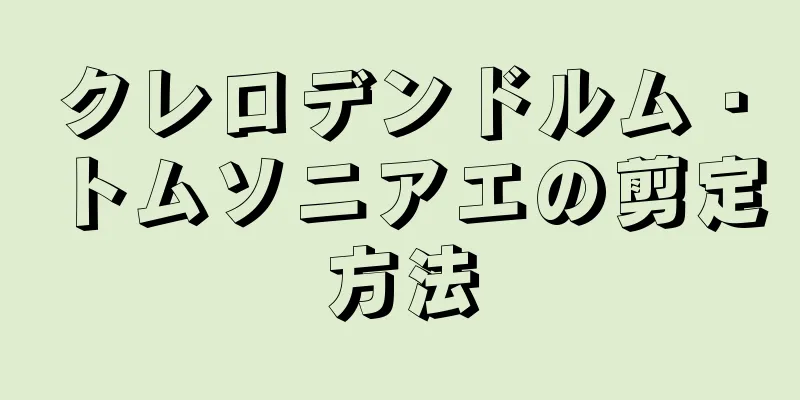 クレロデンドルム・トムソニアエの剪定方法