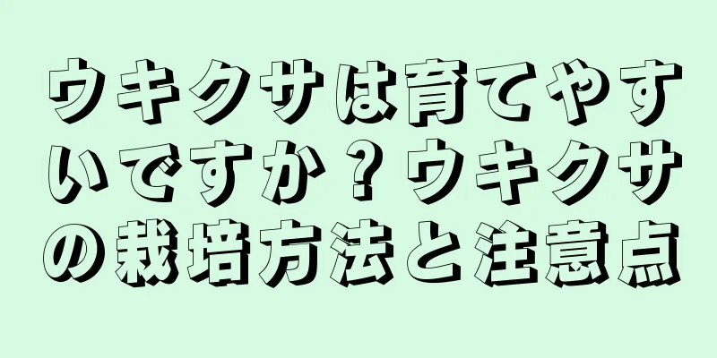ウキクサは育てやすいですか？ウキクサの栽培方法と注意点