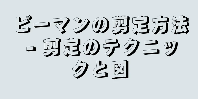ピーマンの剪定方法 - 剪定のテクニックと図