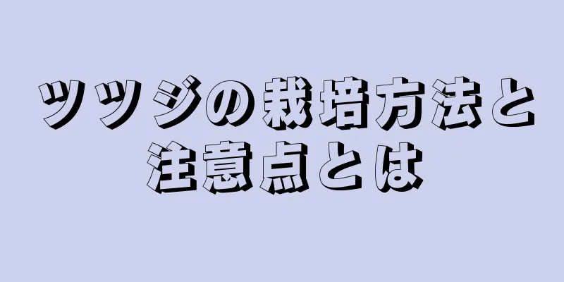 ツツジの栽培方法と注意点とは