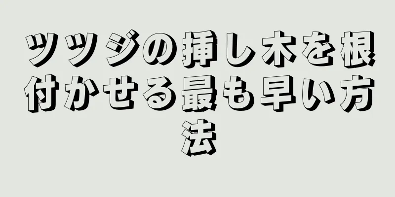 ツツジの挿し木を根付かせる最も早い方法
