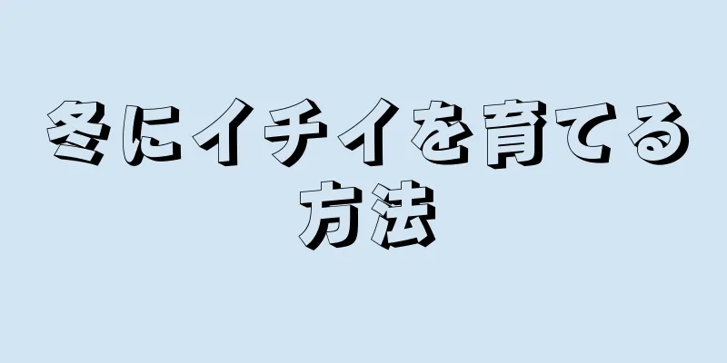 冬にイチイを育てる方法