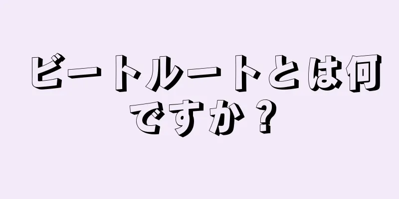 ビートルートとは何ですか？