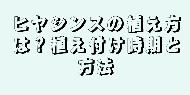 ヒヤシンスの植え方は？植え付け時期と方法