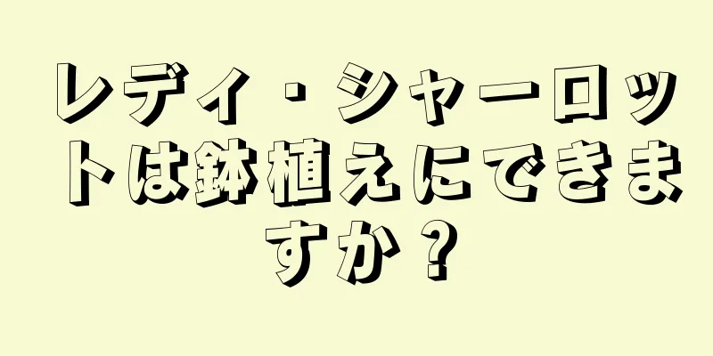 レディ・シャーロットは鉢植えにできますか？
