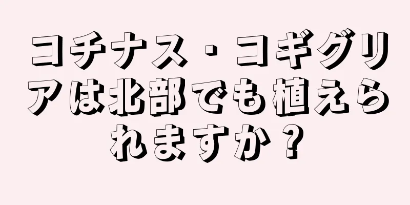 コチナス・コギグリアは北部でも植えられますか？