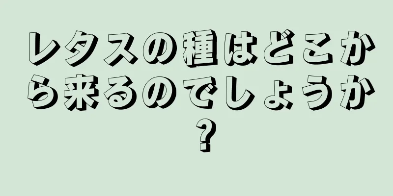 レタスの種はどこから来るのでしょうか？