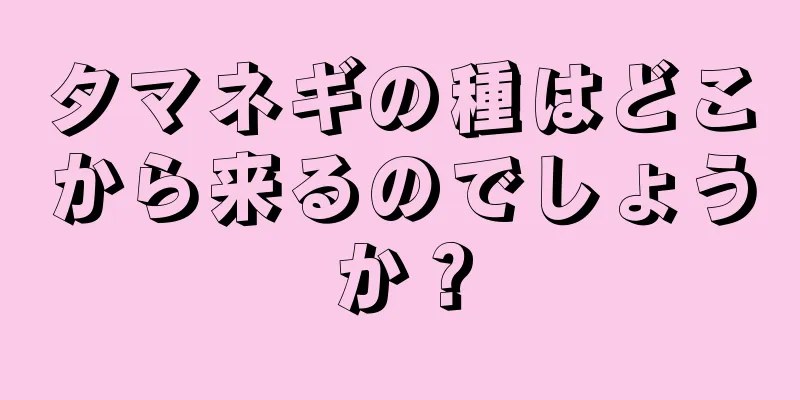 タマネギの種はどこから来るのでしょうか？