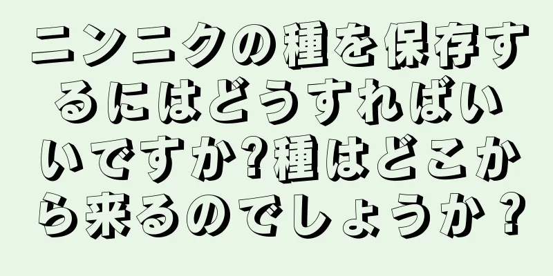 ニンニクの種を保存するにはどうすればいいですか?種はどこから来るのでしょうか？