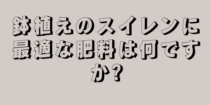 鉢植えのスイレンに最適な肥料は何ですか?