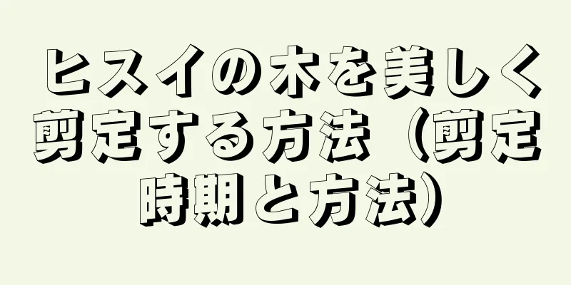 ヒスイの木を美しく剪定する方法（剪定時期と方法）