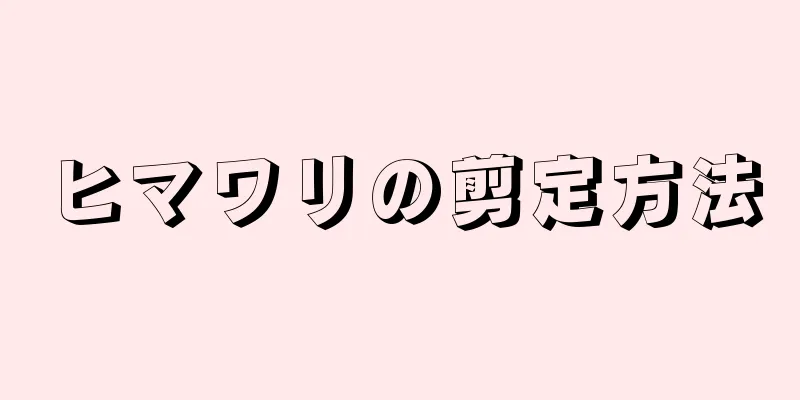 ヒマワリの剪定方法