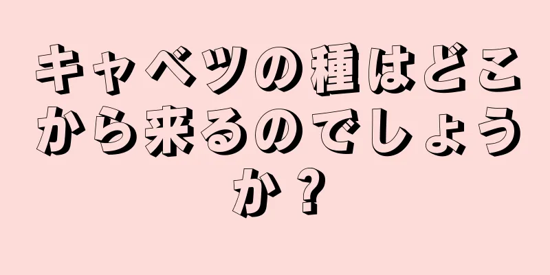 キャベツの種はどこから来るのでしょうか？