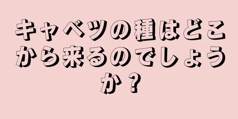 キャベツの種はどこから来るのでしょうか？