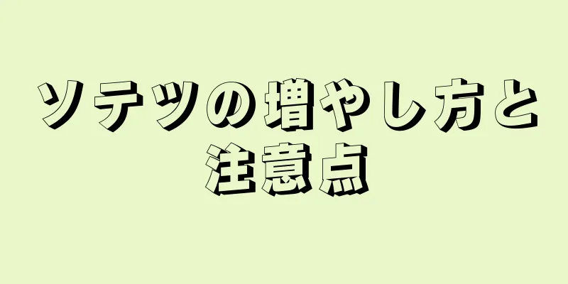 ソテツの増やし方と注意点