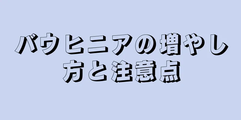 バウヒニアの増やし方と注意点