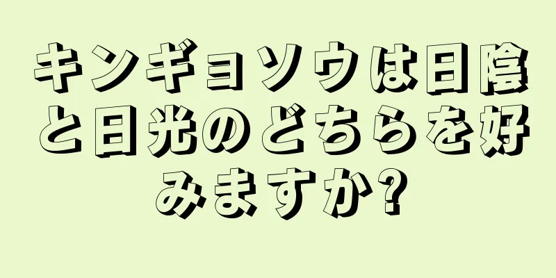 キンギョソウは日陰と日光のどちらを好みますか?