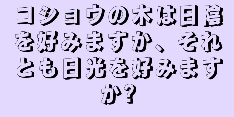 コショウの木は日陰を好みますか、それとも日光を好みますか?