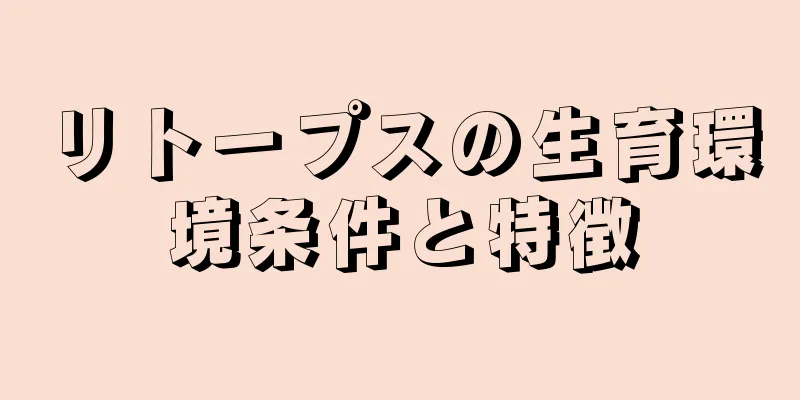 リトープスの生育環境条件と特徴