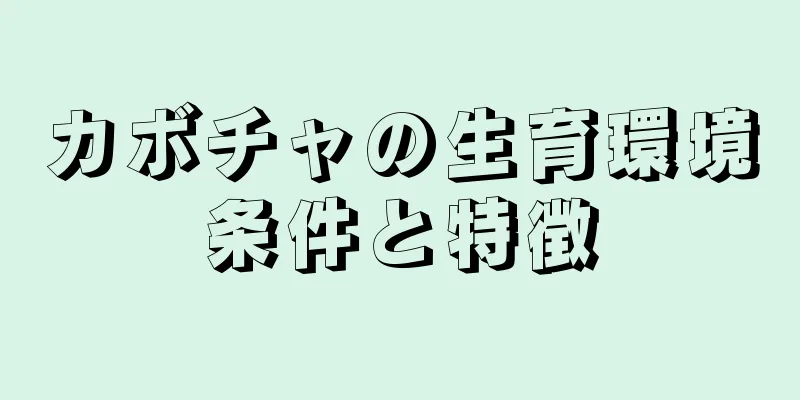 カボチャの生育環境条件と特徴