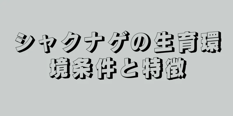 シャクナゲの生育環境条件と特徴