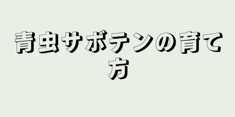 青虫サボテンの育て方