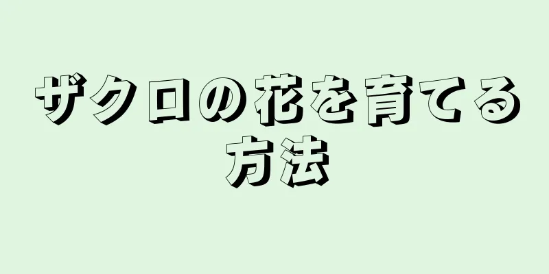 ザクロの花を育てる方法